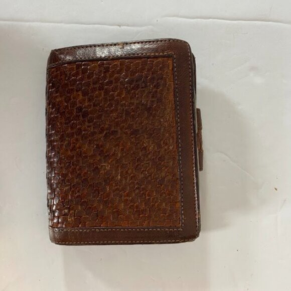 Vintage Women's Brown Leather Wallet Small - Picture 4 of 9